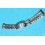 BAUME ET MERCIER BRACELET MAILLONS MONTRES NEUF HOMME ACIER 18mm