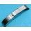 ORIGINAL 70's WATCHES SOLID STAINLESS STEEL & RUBBER STRAP ROUNDED 19mm BAND BRACELET