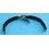 ORIGINAL 70's WATCHES SOLID STAINLESS STEEL & RUBBER STRAP ROUNDED 19mm BAND BRACELET