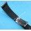 BRACELET MONTRES ACIER & CAOUTCHOUC ARRONDI 19mm MONTRES VINTAGES