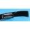 ORIGINAL 70's WATCHES SOLID STAINLESS STEEL & RUBBER STRAP ROUNDED 19mm BAND BRACELET