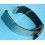 BRACELET MONTRES ACIER & CAOUTCHOUC ARRONDI 19mm MONTRES VINTAGES