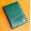 ROLEX ACCESSOIRE PORTE DOCUMENT, PORTEFEUILLE EN CUIR VERT POUR CARTES, GARANTIES, NOTICES MONTRES REF 100.00.41