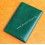 ROLEX ACCESSOIRE PORTE DOCUMENT, PORTEFEUILLE EN CUIR VERT POUR CARTES, GARANTIES, NOTICES MONTRES REF 100.00.41