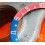 Rolex 70's Vintage Bezel insert Graduated Faded PEPSI Red & blue GMT MASTER 1675 , 16750 Watch inlay part