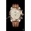 Breitling Accessoire montres AirBorne, Chronomat, Colt, Rare Bracelet Cuir Brun Tabac Crocodile 20mm 20-18mm Ref 722P
