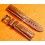 BREITLING Brown Watch Band Strap Stitching & Stainless Steel Tang Buckle ref 722P Chronomat, Airborne