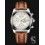 Breitling Accessoire montres AirBorne, Chronomat, Colt, Rare Bracelet Cuir Brun Tabac Crocodile 20mm 20-18mm Ref 722P