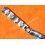 Watch Spare Accessorie Rolex 7204 Style Type Rivet Ladies bracelet 13mm rivits links