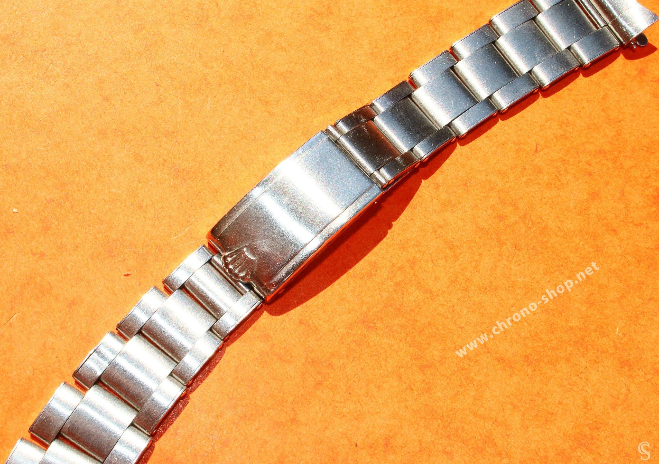 ♛Rolex Rare 1965 Vintage Big Logo Rivets 20mm Bracelet 7206, 382 ...