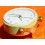JUNGHANS Germany Alarm Clock Vintage Mantel Shelf Metal Art Deco Table