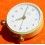 JUNGHANS Germany Alarm Clock Vintage Mantel Shelf Metal Art Deco Table