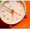 JUNGHANS Germany Alarm Clock Vintage Mantel Shelf Metal Art Deco Table
