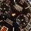 Accessoire Montres Vintages pièce détachée Cadran Noir DESOTOS Chronographe 17 rubis NIVAFLEX Anti Magnetic Incabloc Swiss Made