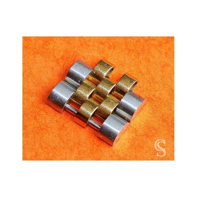 Bracelet De Montre Maille Acier Inox Plaqué Or Jaune 22 Mm ROWI 302944 - Neuf Avec Défauts