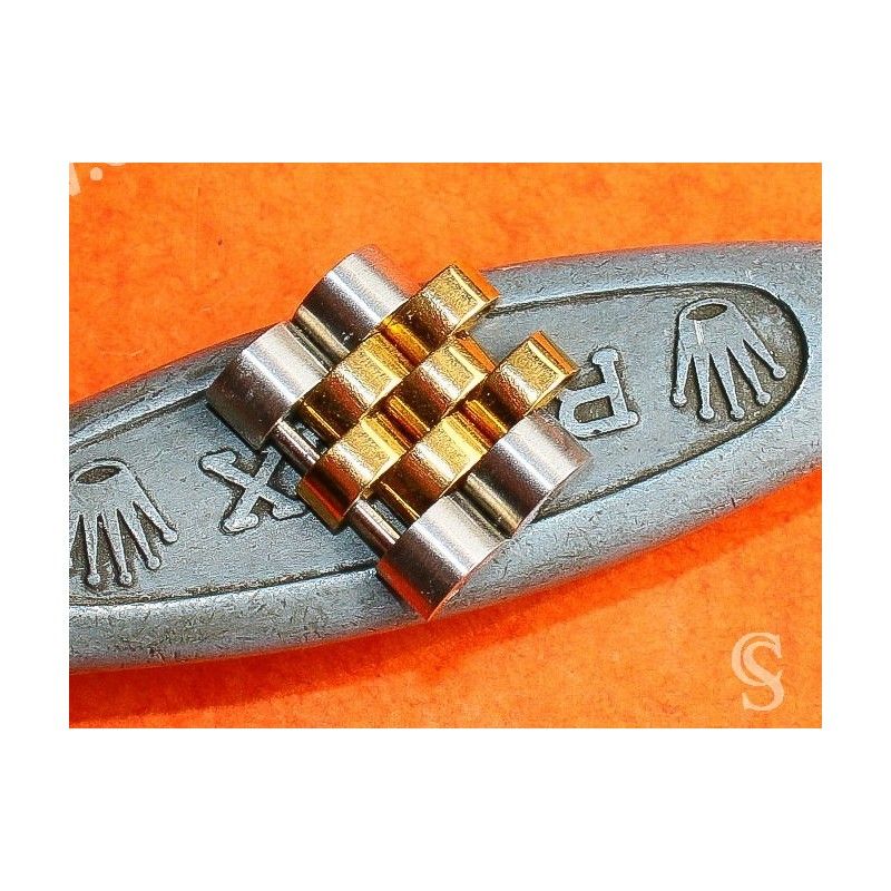 Bracelet De Montre En Acier Inox Plaqué Or Jaune – Largeur 22 Mm – Marque ROWI – Neuf Avec Défauts Mineurs