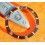 ROLEX INSERT TROPICAL GRADUE DE MONTRES VINTAGES SEA-DWELLER 16600, TRIPLE SIX 16660