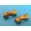 ROLEX ORIGINAL ENDLINKS EMBOUTS OR ACIER BRACELET 78343 - 13mm "590"