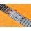 ATOMIC Swiss Made Rare 70's band Ssteel Watch Sport Bracelet Zenith, Longines, Heuer, 19mm ends