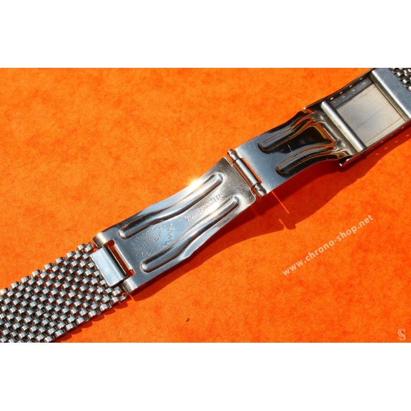 18mm IWC Mesh Watch Bands Vintage 60‘s IWC Bracelet Mesh 18/18 1970s - Gisbert A. Joseph Watches