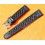 BRACELET RALLY VINTAGE CAOUTCHOUC TROPIC 18mm MONTRES RACING NOIR REF 1691 SWISS MADE