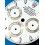 Authentique Cadran montres Rolex Cosmograph Daytona 116520 blanc Cal 4130