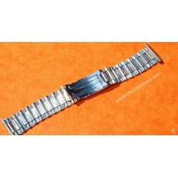 Vintage & RARE 70's Bracelet swiss Made Montres 22mm Acier montres anciennes Sport Heuer Monaco & SilverStone