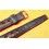BRACELET RALLY VINTAGE CAOUTCHOUC TROPIC 18mm MONTRES RACING NOIR REF L818 SWISS MADE