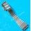 UNIVERSAL GENEVE Rare 70's Vintage Bracelet Acier mailles pliées HC 18mm / 26mm Montres POLEROUTER