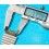 UNIVERSAL GENEVE Rare 70's Vintage Bracelet Acier mailles pliées HC 18mm / 26mm Montres POLEROUTER
