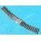 Rare 70's BELMONTE Sliding clasp band Ssteel Watch Sport Bracelet Zenith, Longines, Heuer, 15mm ends