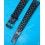 Vintage Black Watch 70's 16mm ALASKA Tropic SUB Dive Strap New Old Stock Watch Band nos