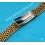 Vintage & Collectible Tutone watch bracelet Beads of Rice 18mm straight ends 60-70s Omega, Rolex, Breitling, Heuer