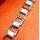 HC55 Swiss Made Rare 70's Expandable band Ssteel Watch Sport Bracelet Zenith, Longines, Heuer, 20mm ends