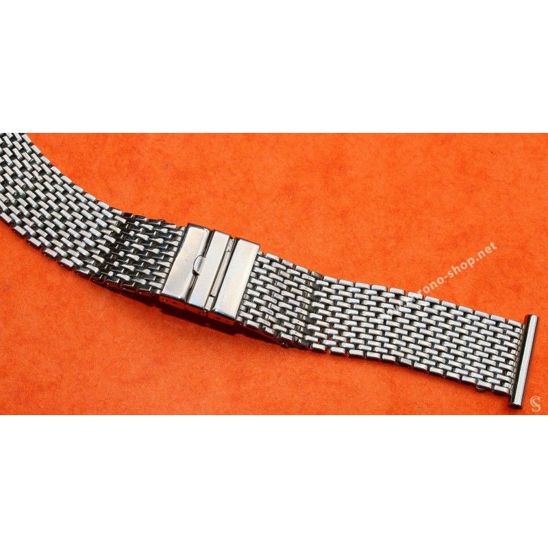 Bracelet De Montre VINYL Vintage Années 70 - Neuf, Réglable (8mm / 19cm)
