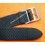 Vintage 70's Watch NOS Perlon Braided TROPICAL NATO Nylon Exotic Watch Strap Black 19mm