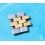 Rolex used 15mm Double Solid Gold 18K/SS MENS JUBILEE 20mm BRACELET 62523H 18 TUTONE LINK WATCHBAND PART