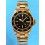 Rolex Rare Mint Glossy Black color Submariner Date Tutone 1680, 1680-8 Gold Watch Bezel Graduated Insert Part