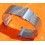 EXPANDRO Vintage & Rare 18mm Elegant steel polished watch bracelet divers band NOS 1950s/60s Breitling, Omega, IWC, Tissot