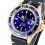 ROLEX INSERT LUNETTE BLEU BITONS MONTRES SUBMARINER DATE OR & ACIER 1680, 1680-8, PERLE LUMINOVA ref 315-1680-1