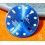 ROLEX RARE SINGER SUBMARINER DATE WATCH DIAL PART BLUE REFLECTS DIAL 16613, 16618, 16803, 16808 CAL.3035, 3135
