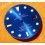 ROLEX RARE SINGER SUBMARINER DATE WATCH DIAL PART BLUE REFLECTS DIAL 16613, 16618, 16803, 16808 CAL.3035, 3135