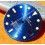 ROLEX RARE SINGER SUBMARINER DATE WATCH DIAL PART BLUE REFLECTS DIAL 16613, 16618, 16803, 16808 CAL.3035, 3135