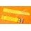 Vintage Yellow Watch 70's 16mm ALASKA Tropic SUB Dive Strap New Old Stock Watch Band nos
