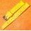 Vintage Yellow Watch 70's 16mm ALASKA Tropic SUB Dive Strap New Old Stock Watch Band nos