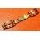 Vintage & Rare Collectible 70's Racing Rally Watch part Bracelet Gold filled Fits 17mm Lugs