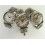 Rolex Rare Jeu aiguilles Or blanc vintages Tritium Montres Oyster Datejust 16019 Cal 3035, 3135