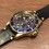 ROLEX INSERT LUNETTE BLEU BITONS MONTRES SUBMARINER DATE OR & ACIER 1680, 1680-8, PERLE LUMINOVA ref 315-1680-1
