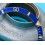 ROLEX INSERT LUNETTE BLEU BITONS MONTRES SUBMARINER DATE OR & ACIER 1680, 1680-8, PERLE LUMINOVA ref 315-1680-1