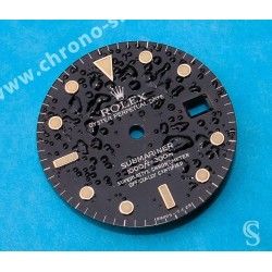ROLEX CADRAN EXOTIQUE PATINE EFFET MOUILLE MONTRES SUBMARINER DATE 16800, 168000, 16610 TRITIUM T25 cal auto 3035,3135